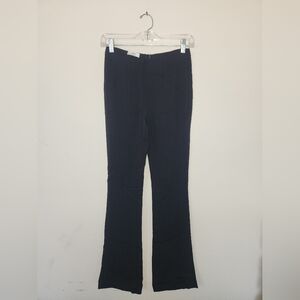 Nwot co collection womens black viscose blend bootcut pants size 0